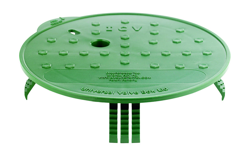 [Australia - AusPower] - GroundToppers LID Valve Box 10" UNIVSL MfrPartNo UNI10, Green 1 