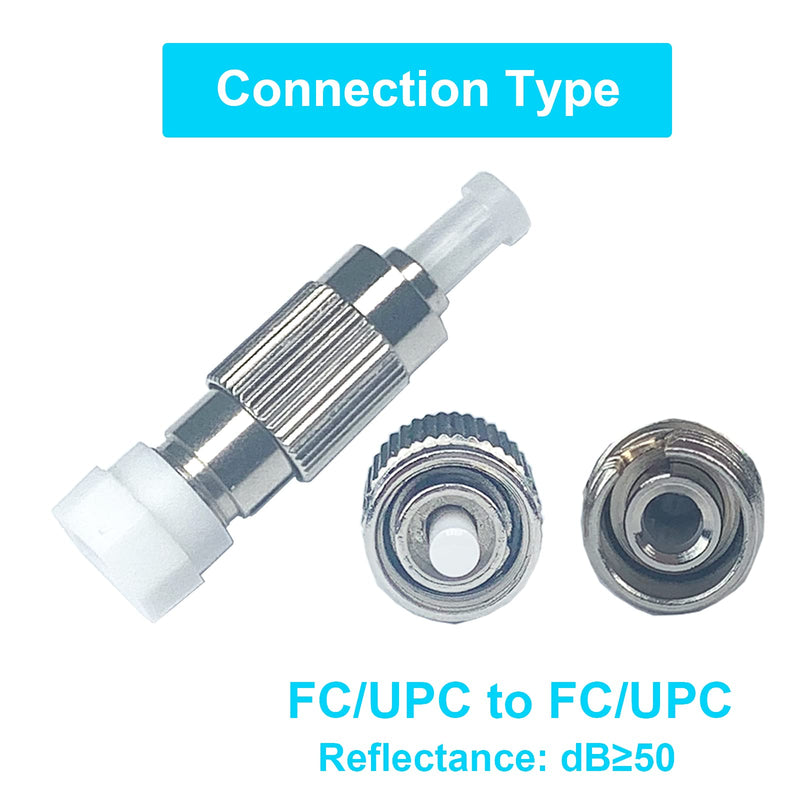 [Australia - AusPower] - 5 Pcs Fiber Optic attenuator, Fiber Signal Attenuation Converter Inserts Connector (FC-UPC, 20dB) FC-UPC 