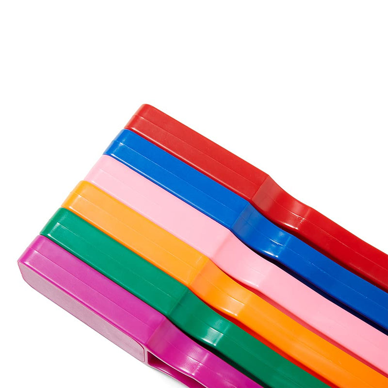 [Australia - AusPower] - hand2mind Rainbow Magnetic Wand Set for Kids for 5-10, 8 Inch with Magnet Bar, Use for Sewing, Science Experiments, Bingo, Fridge, and Magnetic Concepts, Homeschool Supplies (Pack of 6) 