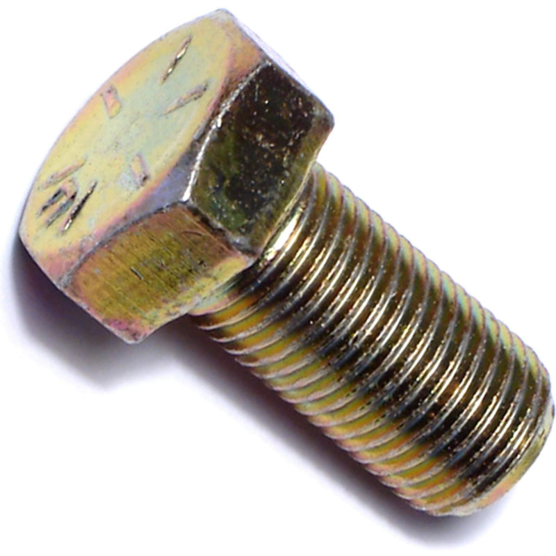 [Australia - AusPower] - Hard-to-Find Fastener 014973253745 Grade 8 Fine Hex Cap Screws, 1/2-20 x 1, Piece-4 , yellow 1/2-20 x 1-Inch 