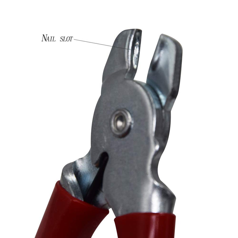 [Australia - AusPower] - HARDK Hog Ring Pliers & 300 Galvanized Hog Rings - Professional Upholstery Installation Kit Straight & 300 pcs set 