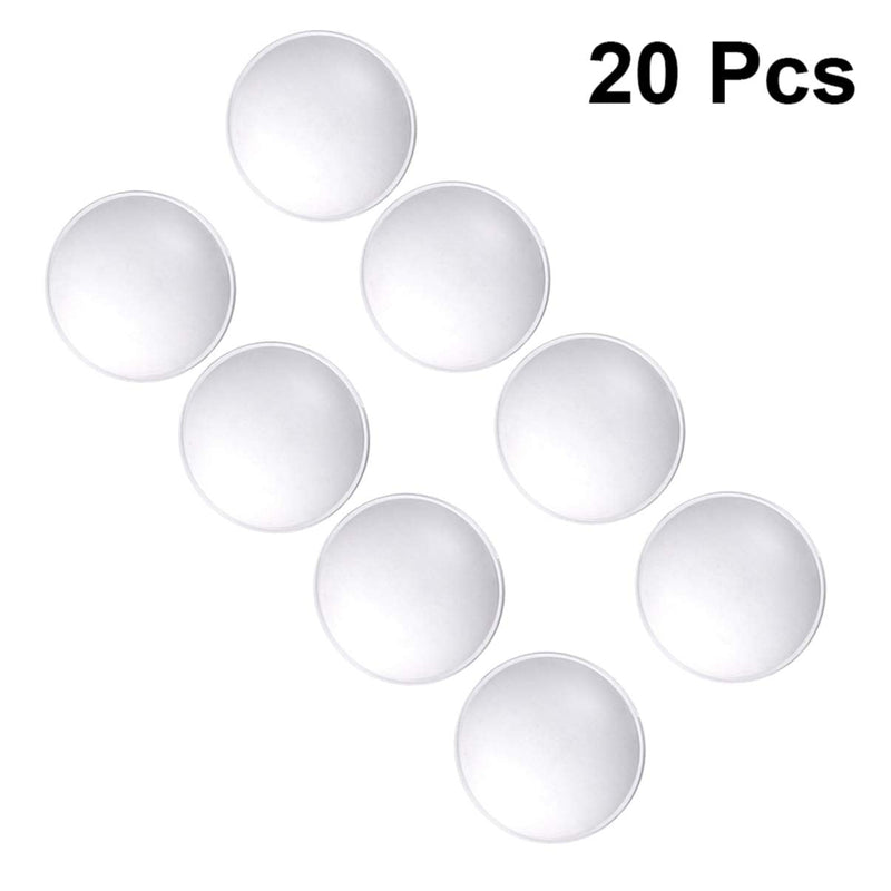 [Australia - AusPower] - Hemobllo Optical 3D Lens for Magnifier - 20 Pcs 42mm Diameter Double Convex Lenses 68mm Focal Lengths Biconvex Lens Magnifying Glass Lens Optical Plastic PMMA Lens 