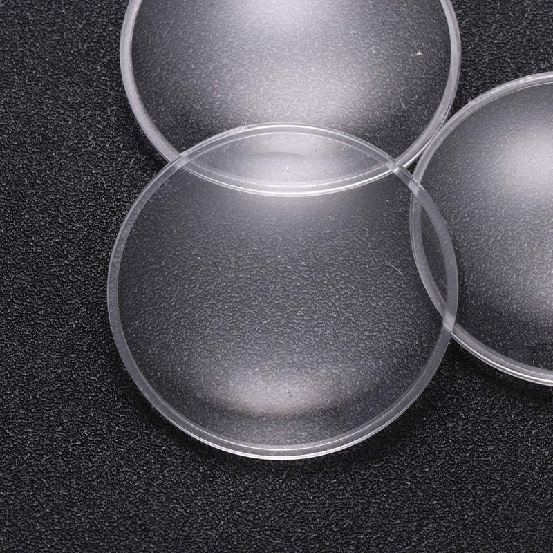 [Australia - AusPower] - Hemobllo Optical 3D Lens for Magnifier - 20 Pcs 42mm Diameter Double Convex Lenses 68mm Focal Lengths Biconvex Lens Magnifying Glass Lens Optical Plastic PMMA Lens 