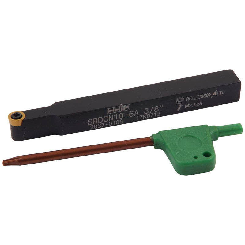 [Australia - AusPower] - HHIP 2037-0106 Style SRDCN 06-6A Turning Tool Holder, 3-1/2" OAL, 3/8" Shank 10-6A Style 