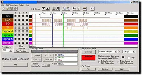 [Australia - AusPower] - HiLetgo USB Logic Analyzer Device With EMI Ferrite Ring USB Cable 24MHz 8CH 24MHz 8 Channel UART IIC SPI Debug 