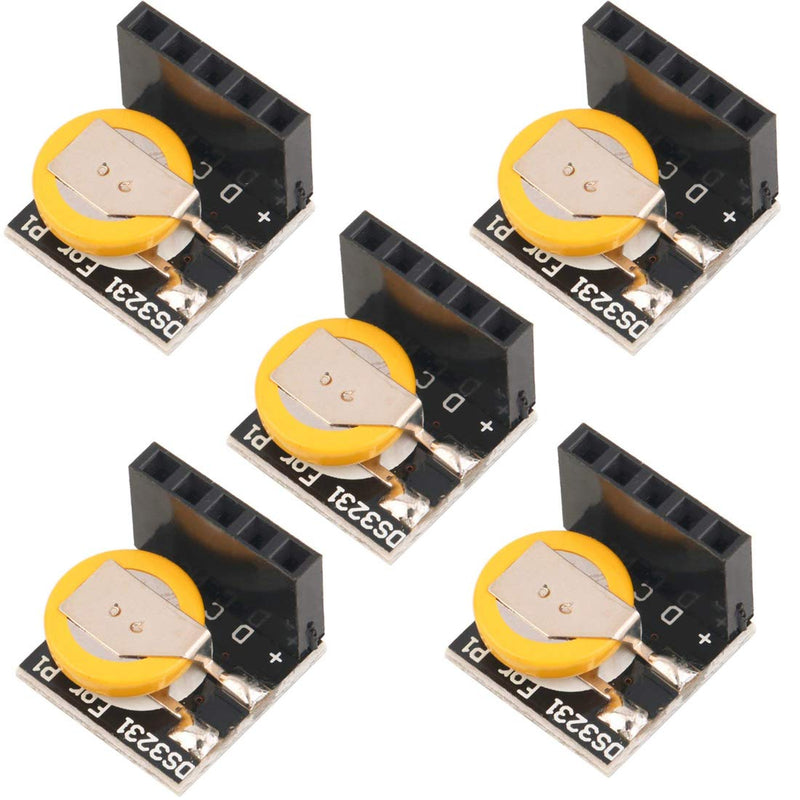 [Australia - AusPower] - HiLetgo 5pcs DS3231 High Precision RTC Real Time Clock Module 3.3V/5V for Arduino Raspberry Pi 