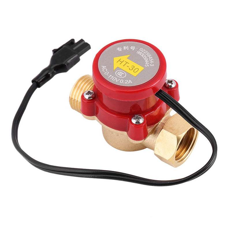 [Australia - AusPower] - Pump Water Flow Sensor Machine G1/2 Thread for Booster Pump Magnetic Automatic Control Switch 