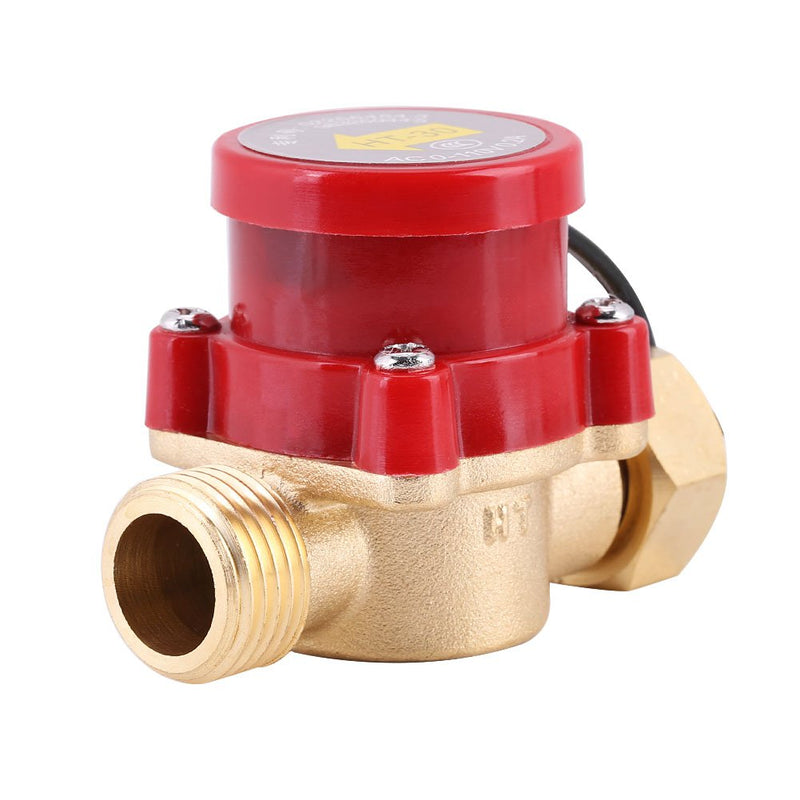 [Australia - AusPower] - Pump Water Flow Sensor Machine G1/2 Thread for Booster Pump Magnetic Automatic Control Switch 