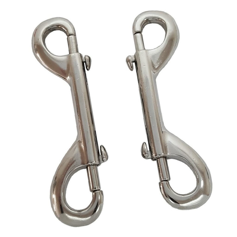 [Australia - AusPower] - 2 Pack Double Ended Bolt Snap 4-3/4" Long Trigger Hook For Horse And Pets 