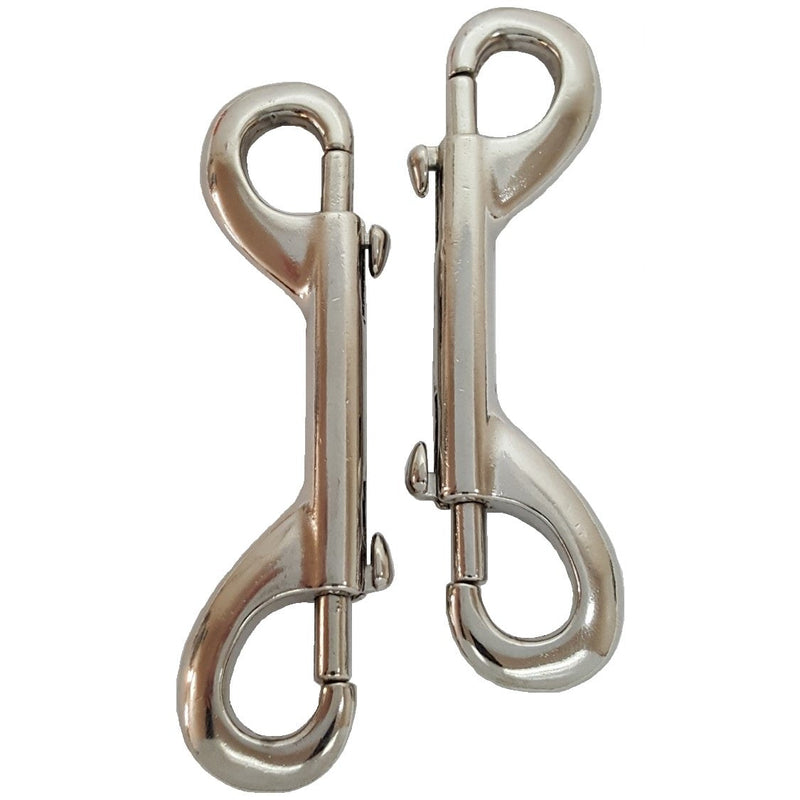 [Australia - AusPower] - 2 Pack Double Ended Bolt Snap 4-3/4" Long Trigger Hook For Horse And Pets 