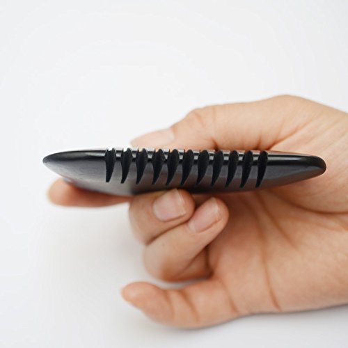 [Australia - AusPower] - Gua Sha Scraping Massage Tool Comb Black Bian Stone needle gossip 
