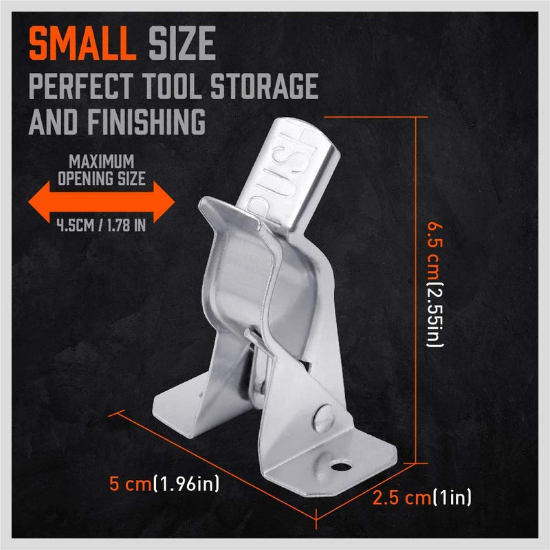 [Australia - AusPower] - HORUSDY 10 Pack Spring Grip Mop and Broom Holder for Shovel, Rake, Broom, Mop Holder, Etc. 