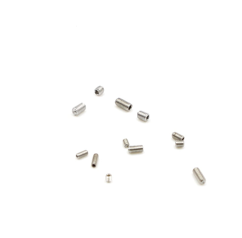 [Australia - AusPower] - HVAZI M2 M2.5 M3 Stainless Steel Internal Hex Drive Cup Point Set Screws Assortment Kit 