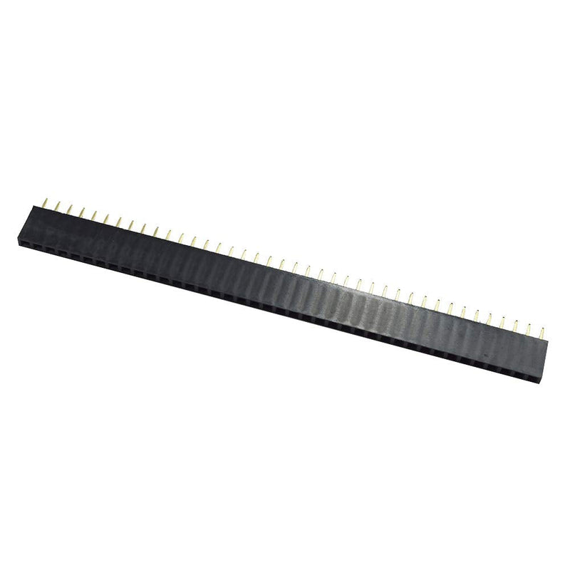 [Australia - AusPower] - Hxchen 1x40 Pin 2.54mm Pitch Straight Single Row PCB Female Headers - (30 Pcs) 