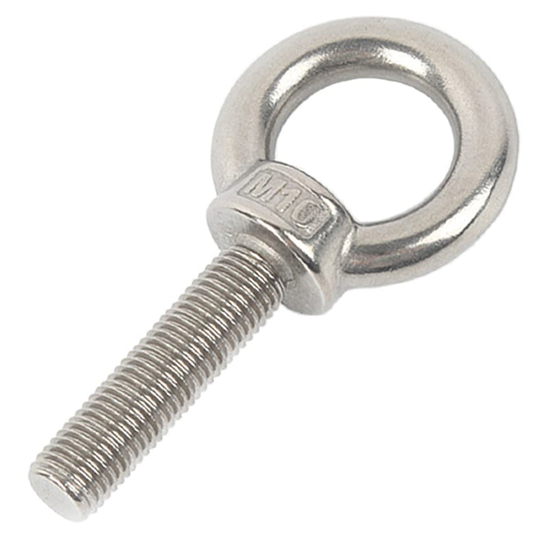 [Australia - AusPower] - HYXXYY Shoulder Eye Bolt, M10 304 Stainless Steel Eye Bolts 3/8"x1.18" Eye Bolts Heavy Duty Screw Bolt with Washer and Nuts Set Muti-Function for Indoor Outdoor, 10mm x 30mm, 4 Pack 