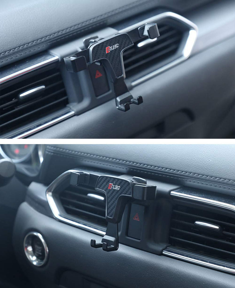 [Australia - AusPower] - iJDMTOY Smartphone Gravity Holder w/Exact Fit Clip-On Dash Mount Compatible With 2018-up Mazda CX-5 (Won't Occupy Air Vent Opening) 