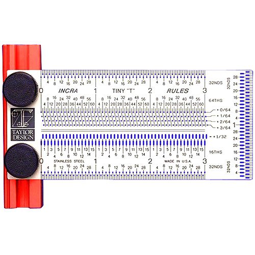 [Australia - AusPower] - INCRA TINYT03 Precision Tiny T-Rule 3-Inch 