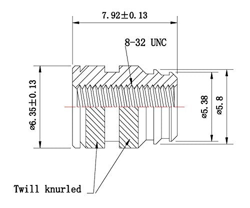 [Australia - AusPower] - [initeq] #8-32 Threaded Heat Set Inserts for 3D Printing (50, Long) 50 