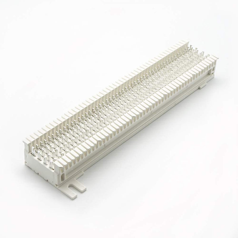 [Australia - AusPower] - InstallerParts 66 Punch Down Block - Terminating Block for Data Network Wiring, Telephone Punch Down Cabling, Wire Termination - White 