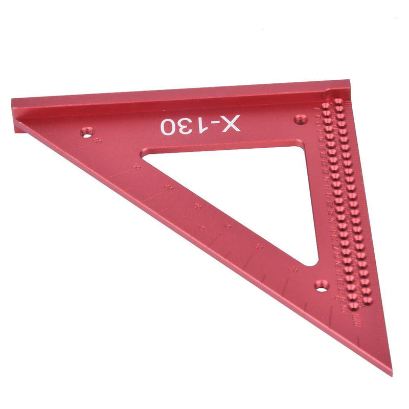[Australia - AusPower] - Scribing Triangular Ruler,Hole Scribing Ruler,Woodworking Hole Scribing Gaug,45/90 Degree,Aluminum Triangular Ruler,Carpenter Marking Tool,Anti-Oxidation, wear Resistant 