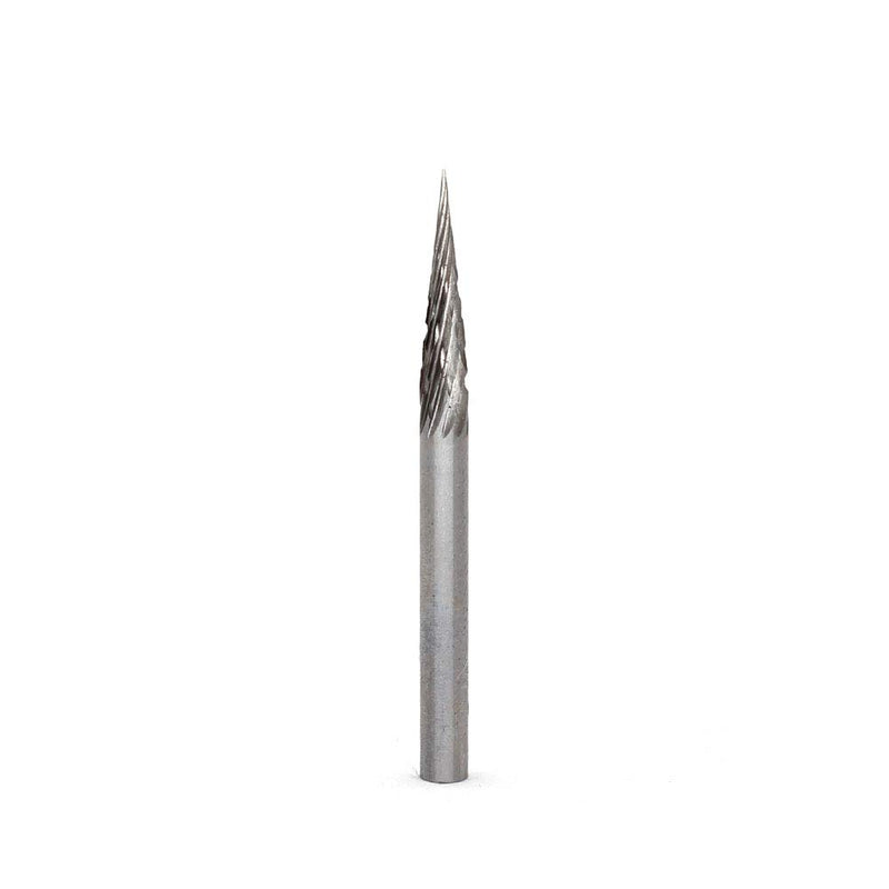 [Australia - AusPower] - Carbide Burrs Set JESTUOUS 1/8 Shank Diameter Double Cut Tungsten Carbide Burs Rotary File Carving Grinding Bit for Die Grinder Rotary Drill Tool 20pcs 