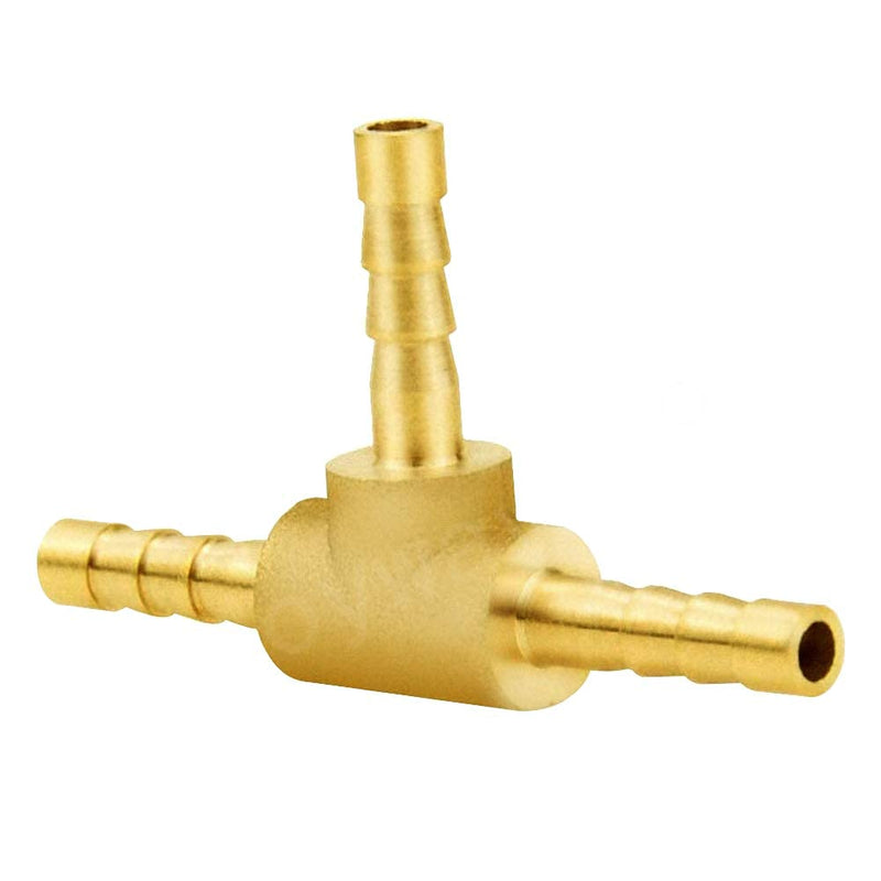 [Australia - AusPower] - Joywayus Hose Barb Fitting 5/32"(4mm) ID Hose Brass Fitting Air Fuel Water Pipe Gas Tubing 4mm(5/32") 