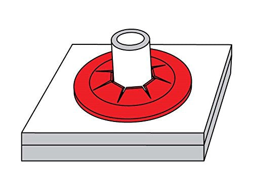 Push-On Pushnut stud, 5/8 inch size, phosphate and oil coated, 2-piece set for use with fully threaded rods and studs.