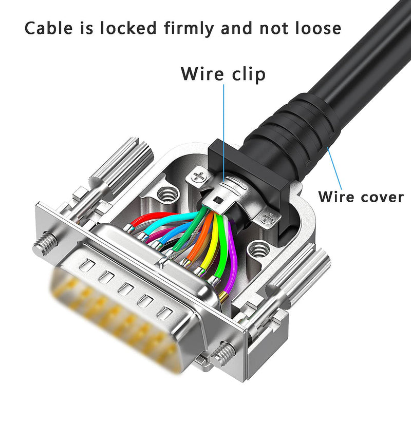 [Australia - AusPower] - 2pack DB25 Female connectors with Metal Cover, 2-Row D-SUB 25 pin Serial Connector , DB25 adapters (2PCS DB25 Female+Metal Hood) 2PCS (DB25 Female+Metal hood) 