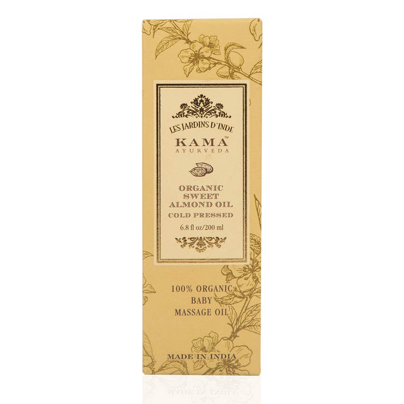 [Australia - AusPower] - Kama Ayurveda Organic Sweet Almond Oil, 200ml 