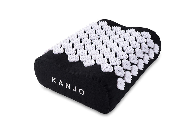 [Australia - AusPower] - Kanjo Acupressure Cushion | Memory Foam Acupressure Pillow for Back and Sciatica Pain | 100% Cotton Linen Cover | FSA & HSA Eligible 