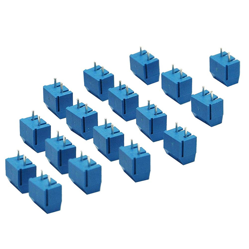 [Australia - AusPower] - KeeYees 60pcs 5mm Pitch 2 Pin & 3 Pin PCB Mount Screw Terminal Block Connector for Arduino (50 x 2 Pin, 10 x 3 Pin) 