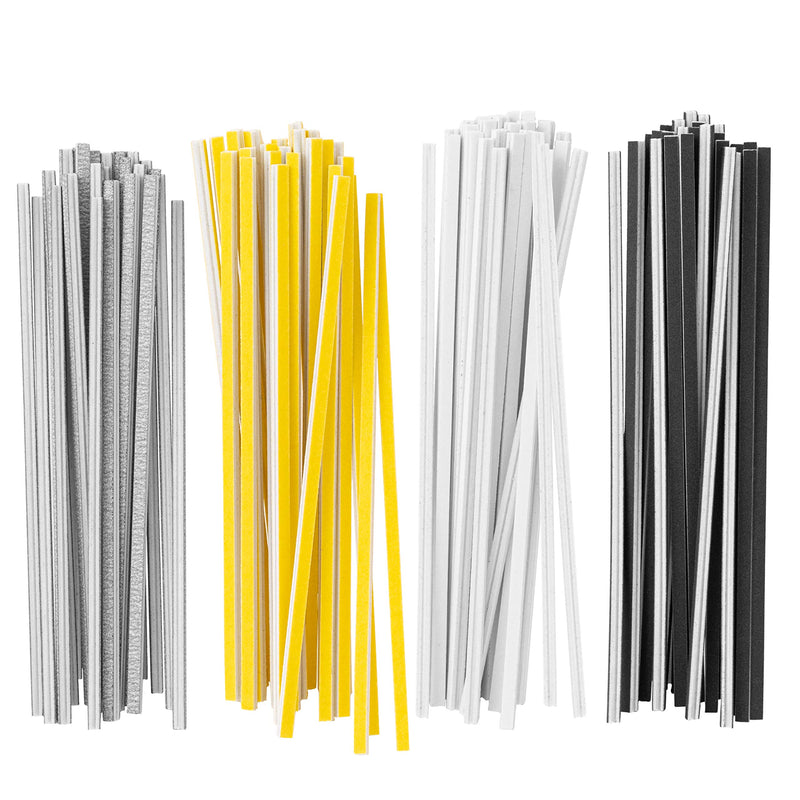 Keystone 100 Fine Sanding Twig Assortment Pack with four color-coded abrasive grit sanding sticks, ideal for detailed finishing.