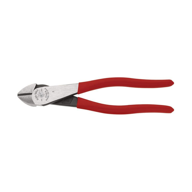 [Australia - AusPower] - Klein Tools D248-8 Pliers, Diagonal Cutting Multi-Purpose Pliers with Angled Head, High-Leverage Design, and Short Jaw, 8-Inch 