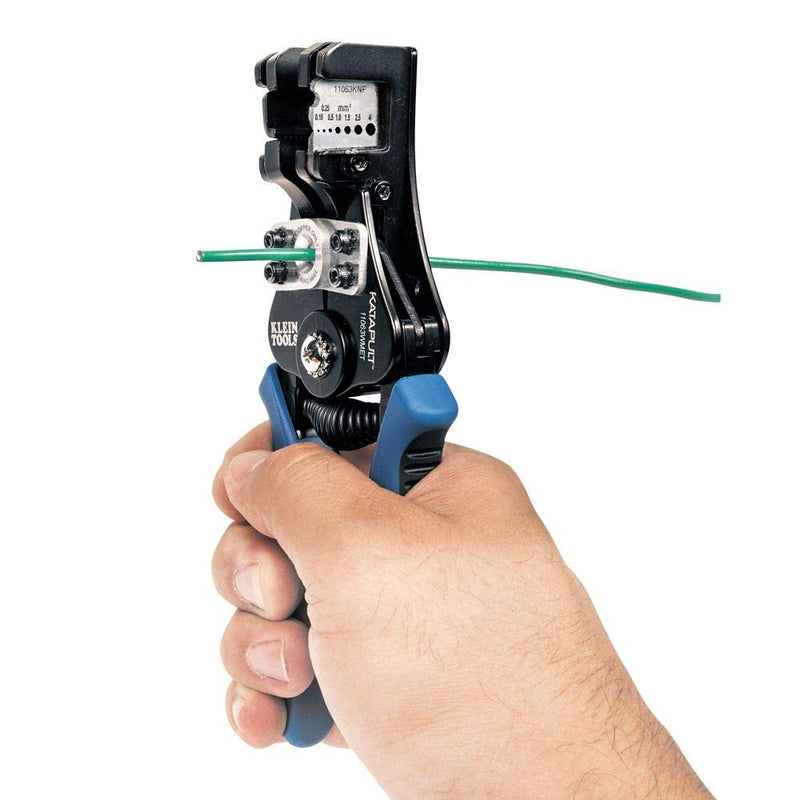 [Australia - AusPower] - Klein Tools 11063W Wire Cutter / Wire Stripper, Heavy Duty Automatic Wire Stripper Tool for 8-20 AWG Solid and 10-22 AWG Stranded Electrical Wire 