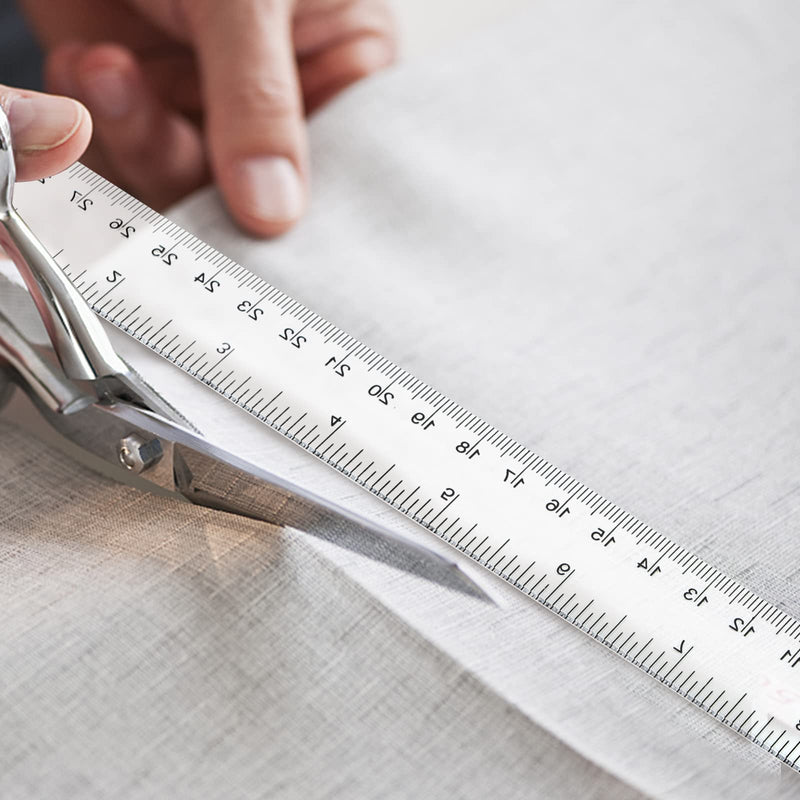 [Australia - AusPower] - 40 PCS Clear Plastic Rulers, Clear Ruler for School, Office, Home, Plastic Ruler Straight Ruler（12inch/30cm） 