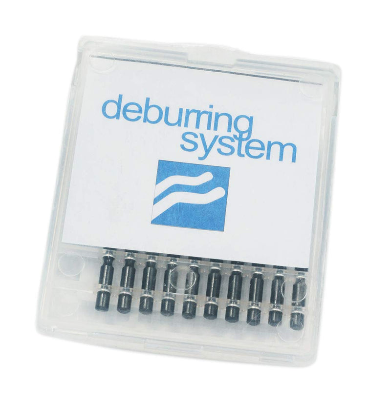 [Australia - AusPower] - Deburring Tool Kit, 10pcs Rotary Deburr Blades Set Without Handle, Great Burr Remover Hand Tool for Wood/Plastic/Aluminum/Copper and Steel (Blades) 