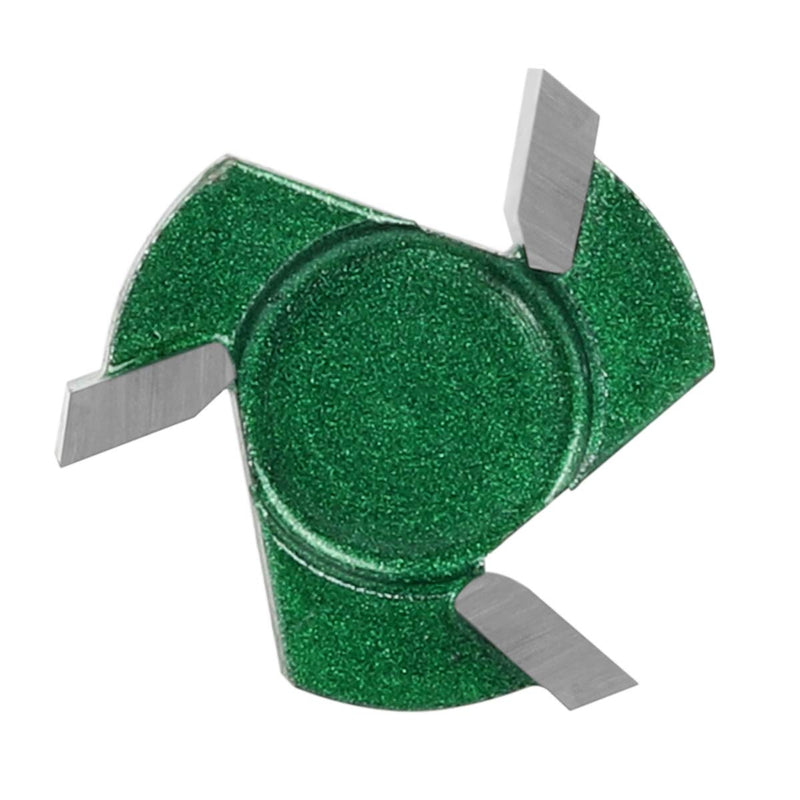 [Australia - AusPower] - KOWOOD PRO CNC Spoilboard Surfacing Router bit, 1/4'' Shank, 1'' Cut Dia, 1/4'' Cut Length, 3 Wings, Professional Woodworking Tools 3 Wings，1'' Cut Dia 