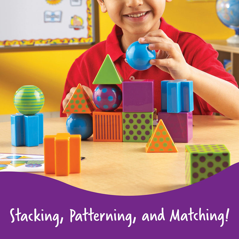 [Australia - AusPower] - Learning Resources Mental Blox Critical Thinking Game, Homeschool, 20 Blocks, 40 Activity Cards, Ages 5+,Multicolor - 