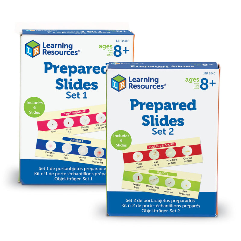 [Australia - AusPower] - Learning Resources Prepared Slides Combo Set, 48 Specimens Standard Packaging 
