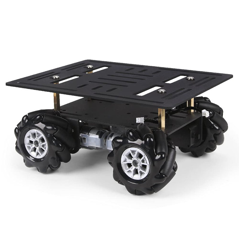 [Australia - AusPower] - LewanSoul Mecanum Chassis Car Kit with Aluminum Alloy Frame, TT Motor and 60mm Mecanum Wheels, Smart Robot Car,DIY Kit (Unassembled) Mecanum wheel chassis car 