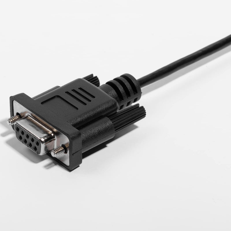 [Australia - AusPower] - LIANSHU Nexstar RS 232 PC Interface Cable(RS 232 DB9Pin Female to RJ11 4P4C) L=6FT Black (1Pack) 1Pack 