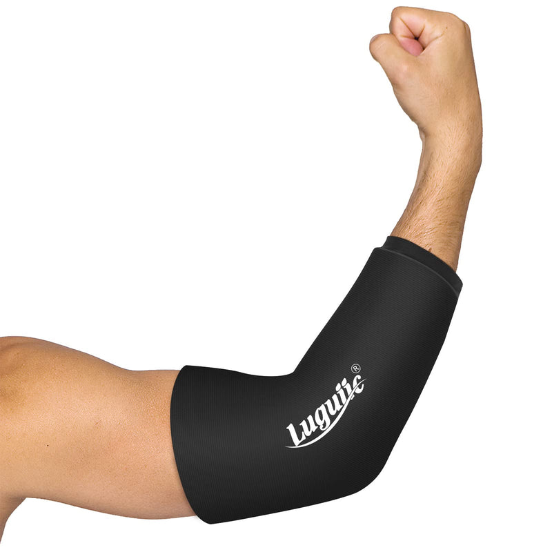 [Australia - AusPower] - Luguiic Knee & Elbow Ice Pack Cold Compression Sleeve Reusable for Injury - Flexible Cold Wrap for Pain and Injuries of Knee Elbow Ankle Calf for Meniscus, ACL, MCL, Bursitis Pain Relief Medium 