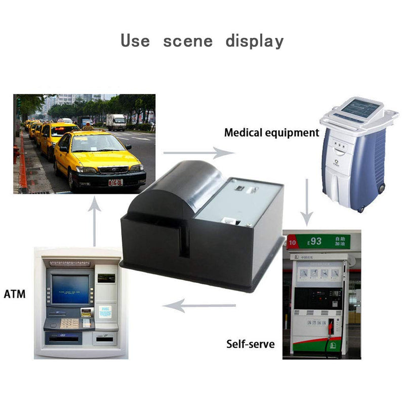 [Australia - AusPower] - 58mm Thermal Printer Embedded TTL Serial Ticket Printer Micro Print Module 12V 