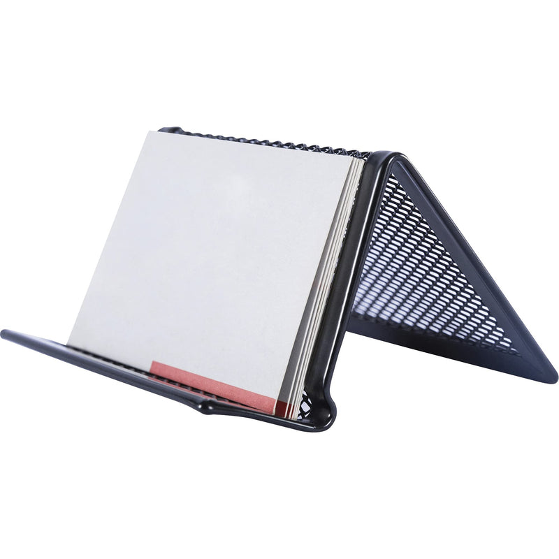 [Australia - AusPower] - Business Card Holder for Desk, Mesh Business Cards Holders, Business Card Stand - Black - 6 Pack 