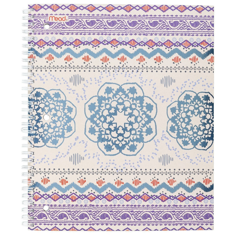 [Australia - AusPower] - Mead Spiral Notebook, College Ruled, 80 Sheets, 9" x 10-1/2", Pretty Please, Design Selected For You May Vary (07046) 1 Pack 