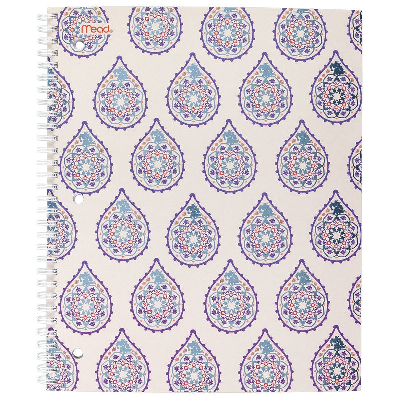 [Australia - AusPower] - Mead Spiral Notebook, College Ruled, 80 Sheets, 9" x 10-1/2", Pretty Please, Design Selected For You May Vary (07046) 1 Pack 
