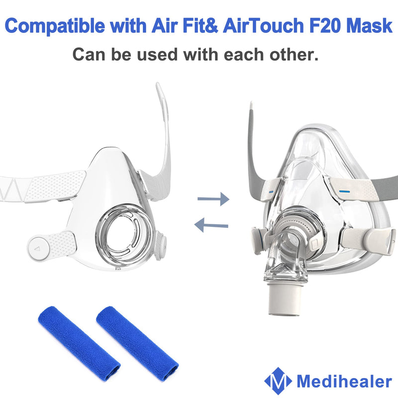 [Australia - AusPower] - Replacement Frame Kit for Airfit F20, Include 1PCS Frame for Airfit F20&1Pair Clips&2PCS Strap Covers,Snugly Fit&Wearing Comfort.Great Value Kit Supplies by Medihealer. 