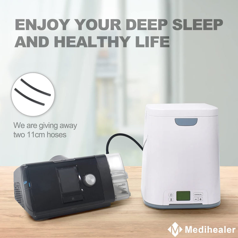 [Australia - AusPower] - Tubing Adapter for AirSense 10 and AirCurve 10 Series,Include 1PCS Tubing Adapter And 2PCS Silicone Tubing ,Great-Value Supplies By Medihealer. 