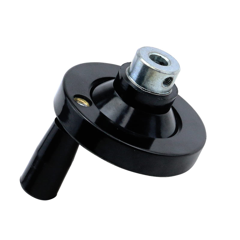 [Australia - AusPower] - Meprotal 2pcs 63mm Revolving Handle Hand Wheel 8mm Hole Diameter for Milling Machine Lathe Lead Screw with Plastic Handle 