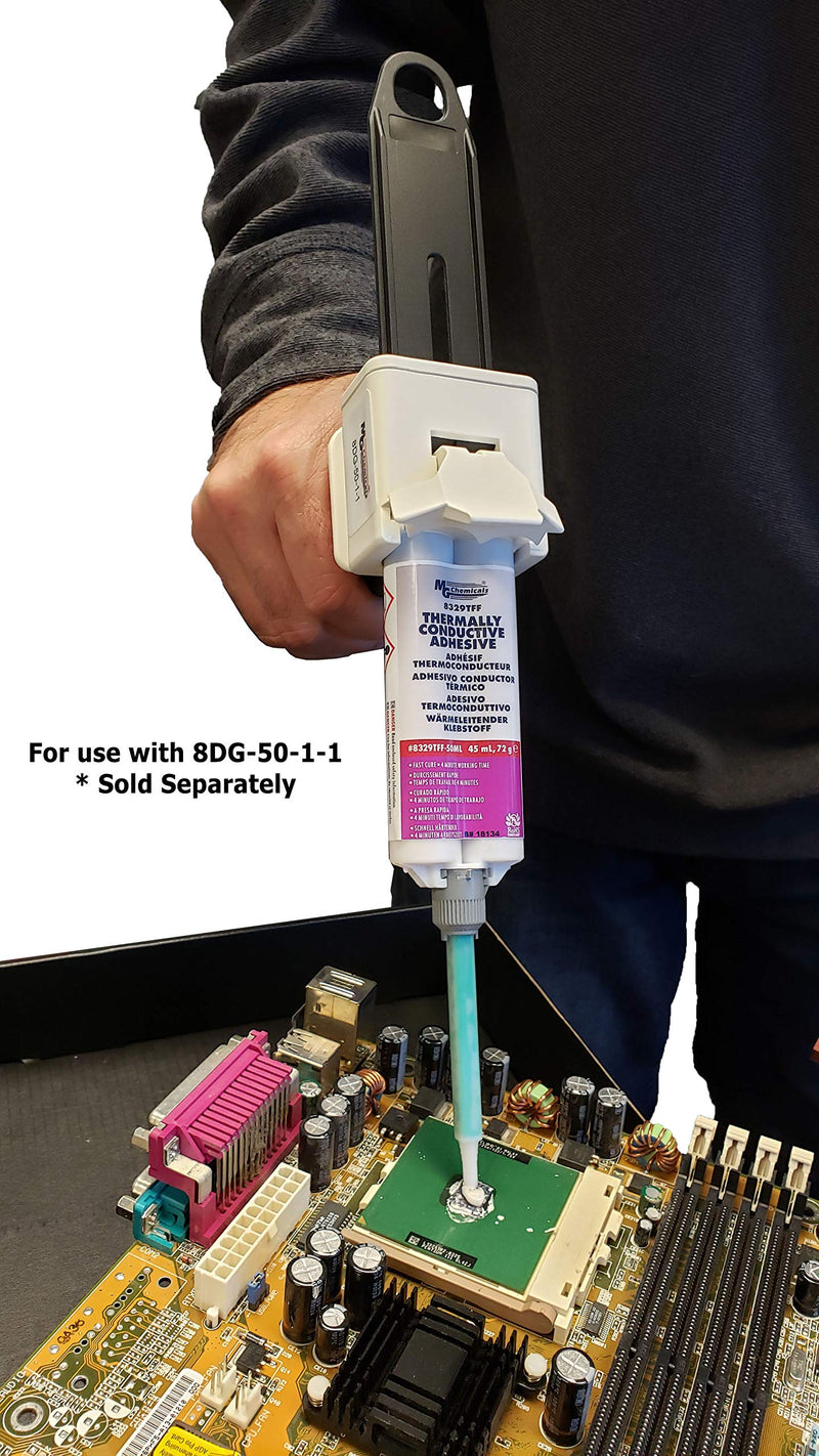 [Australia - AusPower] - MG Chemicals - 8329TFF-50ML 8329TFF Thermally Conductive Adhesive - Fast Cure Epoxy, 45 mL Dual Cartridge 